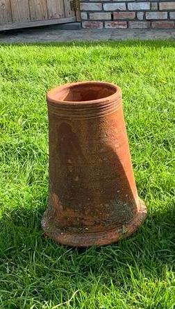 Terracotta Schouwpot, Ophalen, Gebruikt, Rood, Steen of Klei