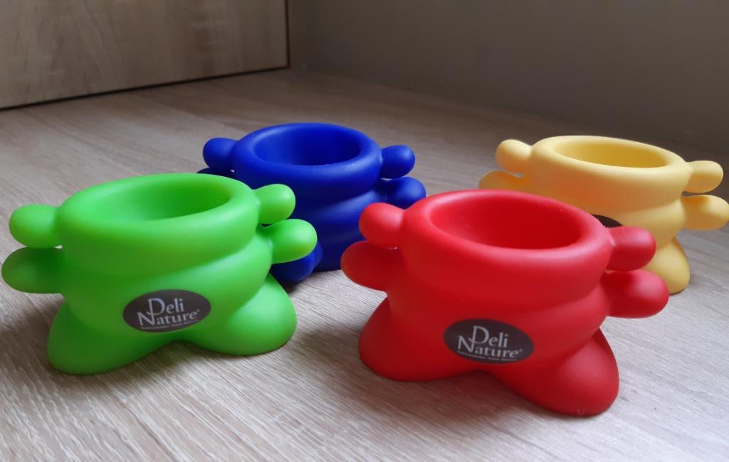 4 egg cups - eihouders  **Nieuw**, Ophalen of Verzenden, Nieuw, Overige materialen, Overige typen