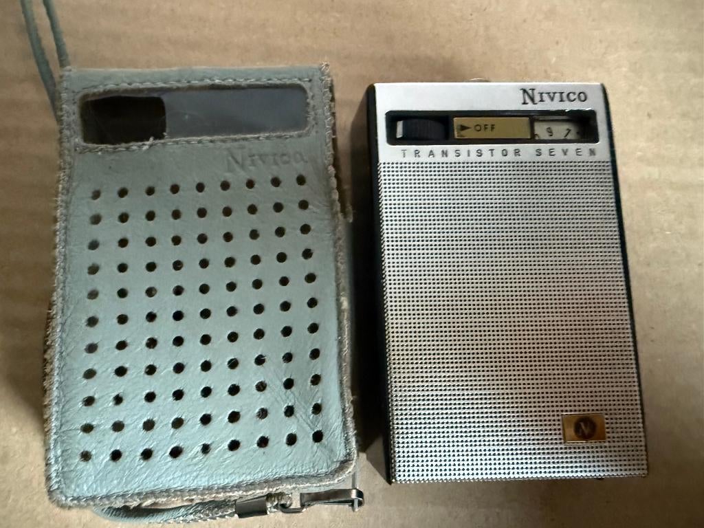 Nivico model 7TB-1 vintage transistorradio, Verzenden, Radio