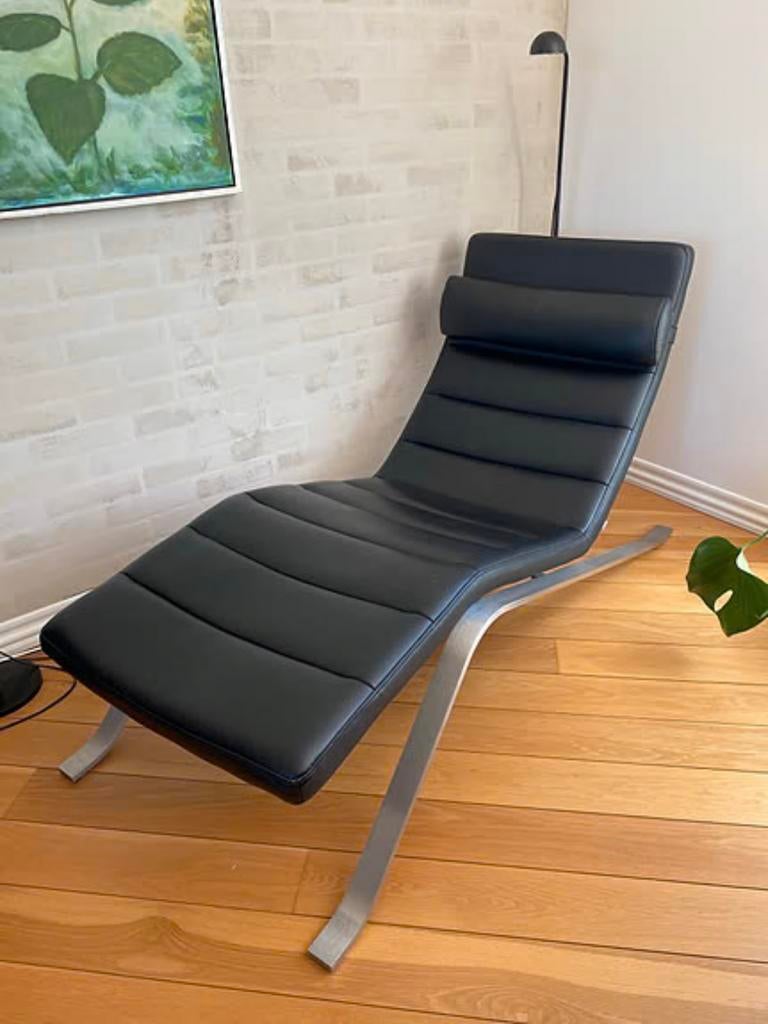 Lounge Chair Pavia BoConcept en Cuir, Enlèvement ou Envoi, Comme neuf, Cuir