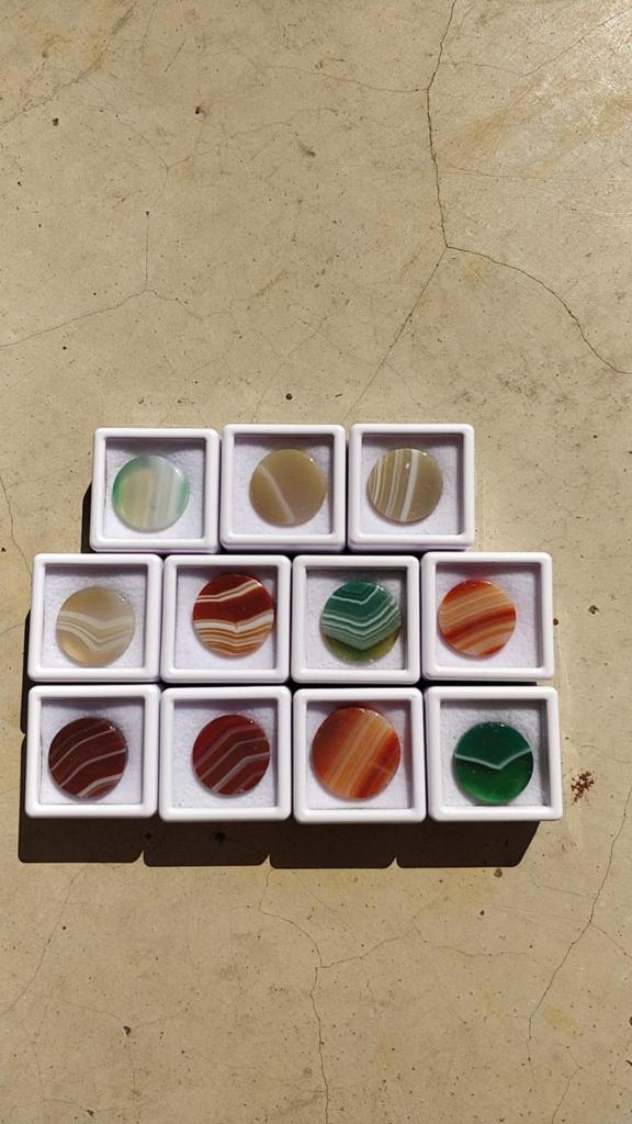 coupe en agate colorée, Enlèvement ou Envoi, Minéral