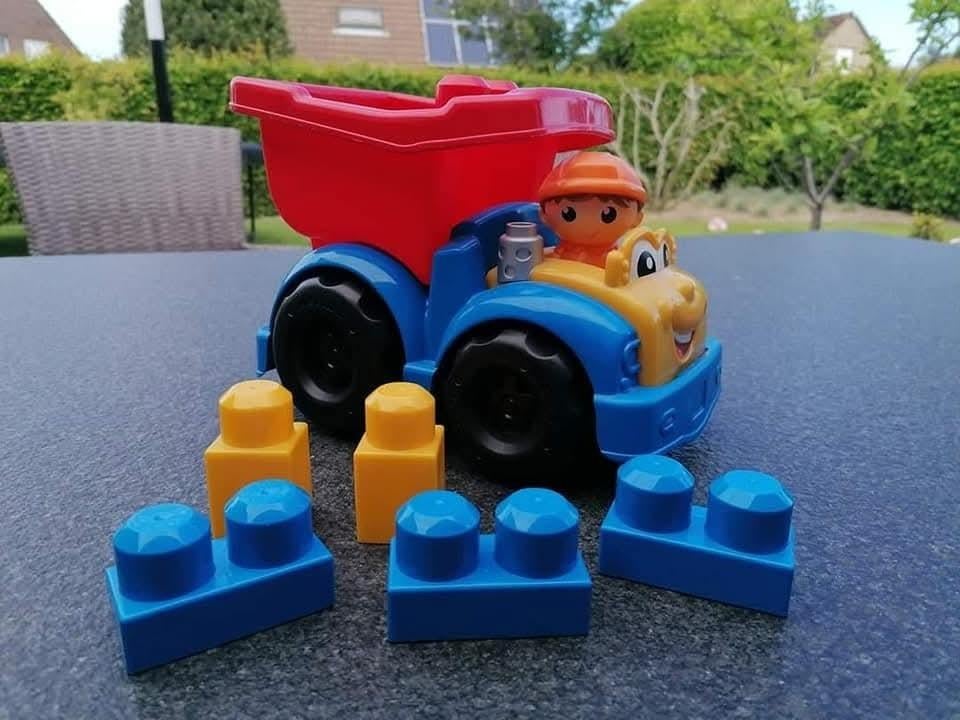 Mega blocks vrachtwagen, Ophalen, Zo goed als nieuw