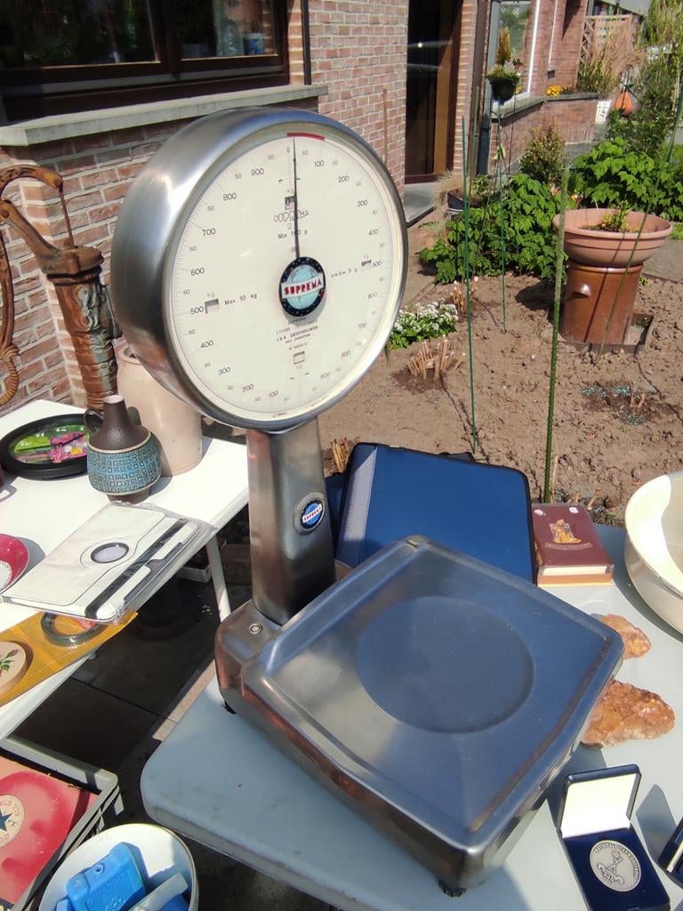 Analoge weegschaal, Ophalen