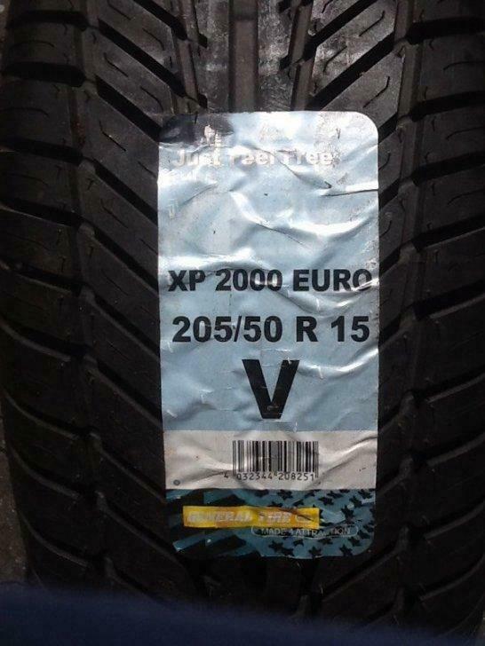 1 autoband general xp2000 euro 205/50r15 v, Auto-onderdelen, Banden en Velgen, Ophalen, Nieuw