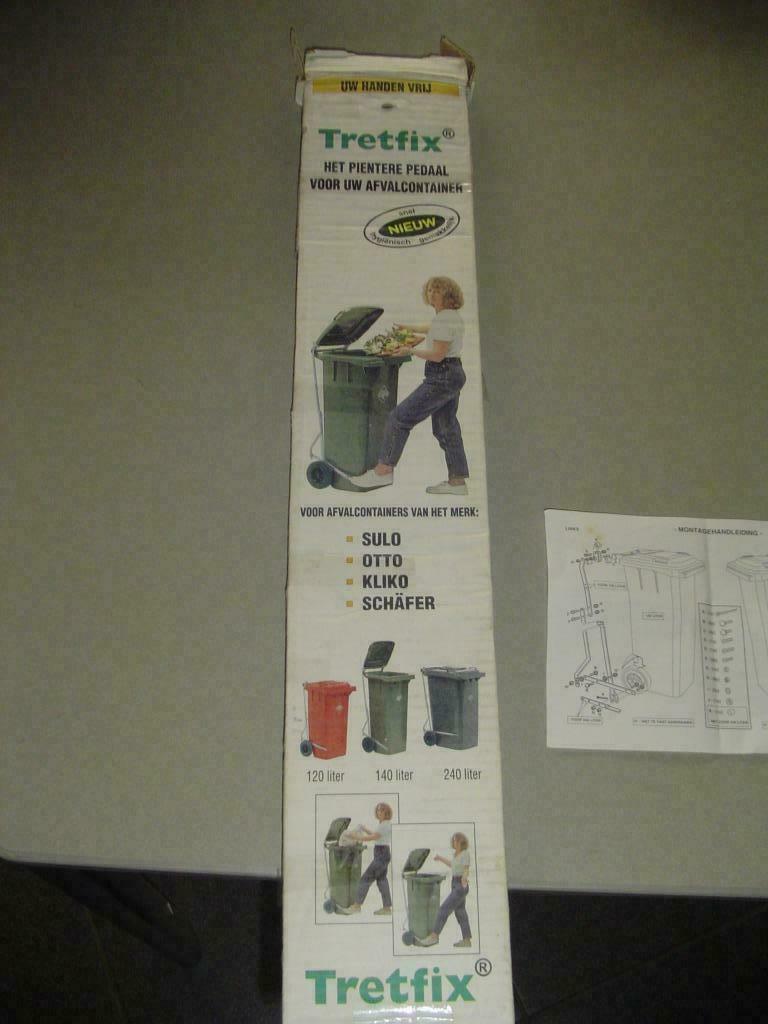 Tretfix pedaal voor afval container 120, 140 of 240 liter, Ophalen of Verzenden