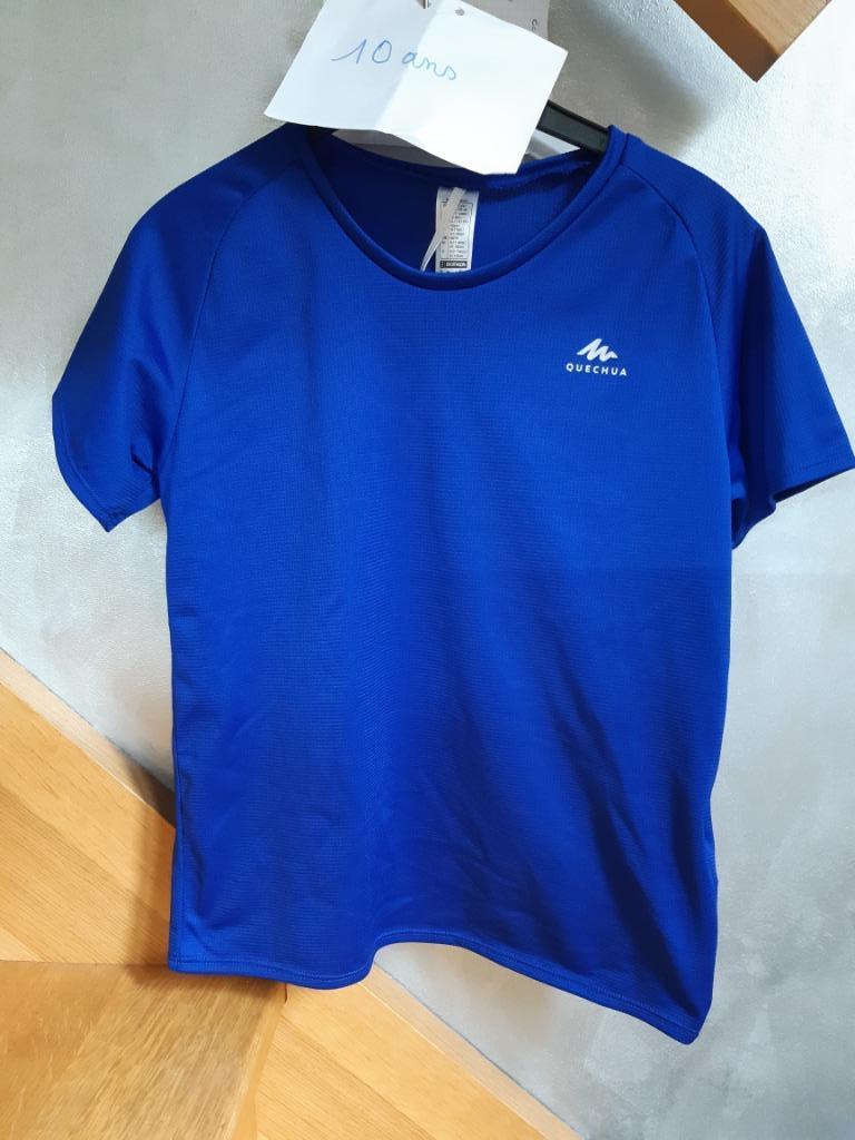 Queshua T-shirt, 10 jaar, Sport- of Zwemkleding, Ophalen of Verzenden, Zo goed als nieuw, Queshua