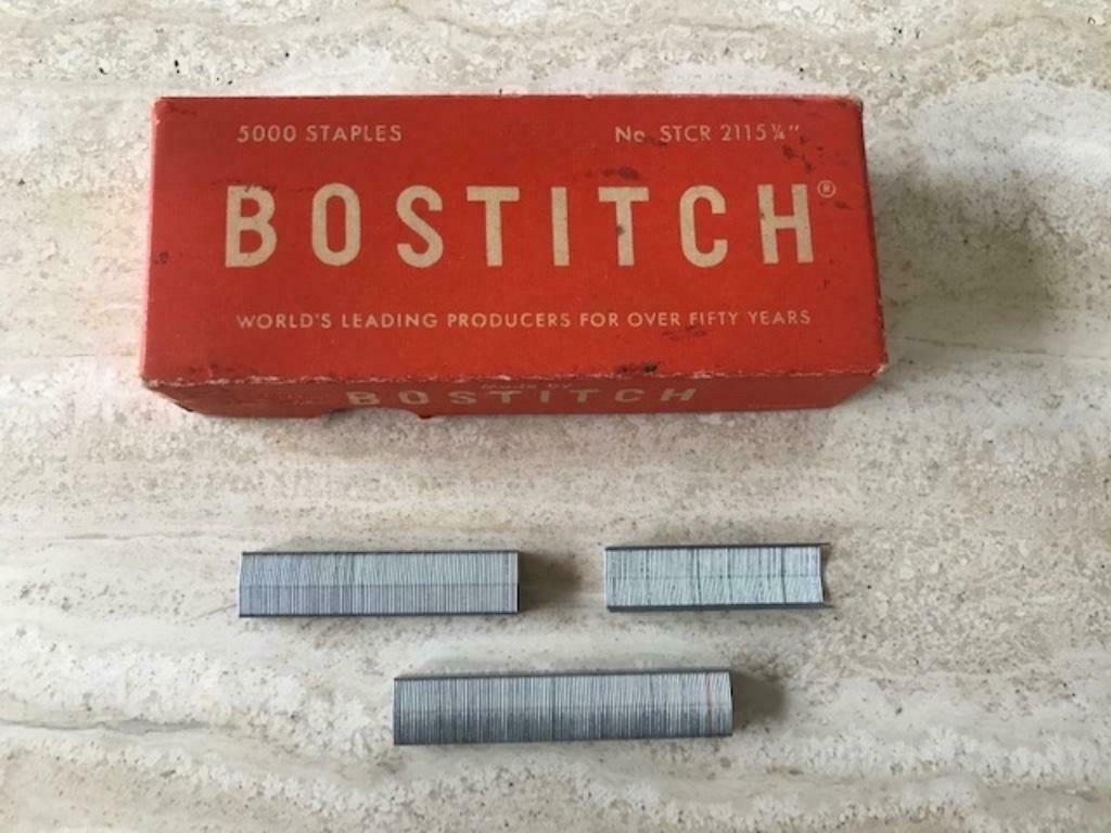 BOSTITCH nietjes - ¼" (zn2822), Enlèvement ou Envoi, Neuf