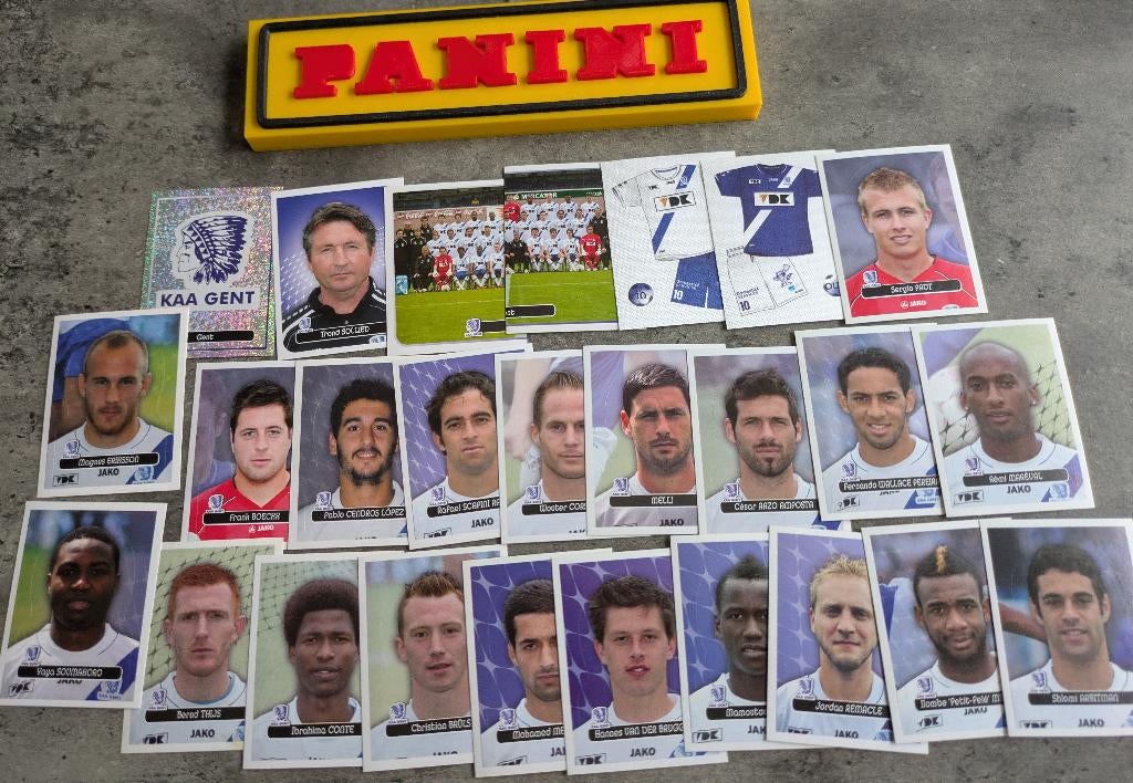 Panini FOOTBALL 2013 26 STICKERS KAA GENT  VOETBAL, Ophalen of Verzenden, Nieuw