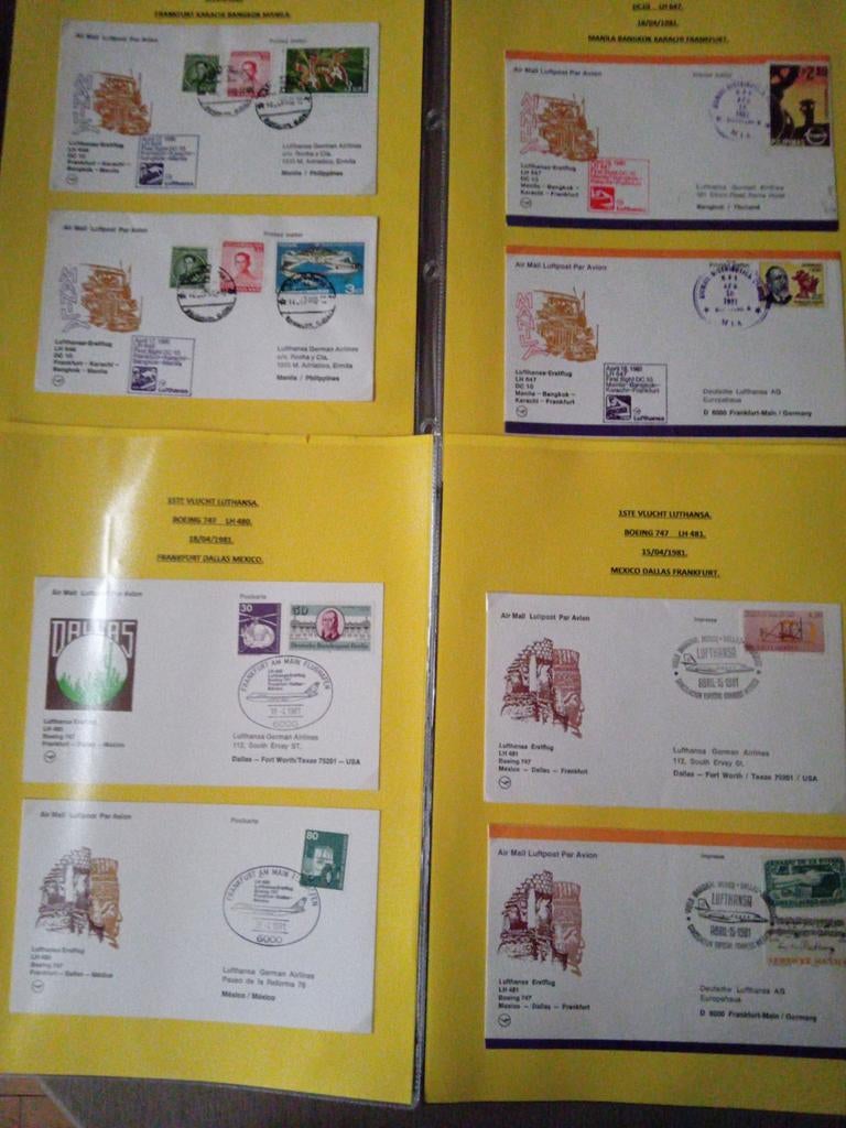 Lot FDC's Lufthansa partie 4 Lot 1123, Enlèvement ou Envoi