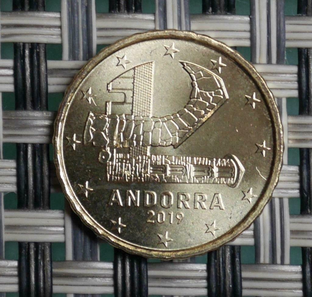10 cent Andorra 2019 UNC, Postzegels en Munten, Munten | Europa | Euromunten, Verzenden, Overige landen, 10 cent, Setje