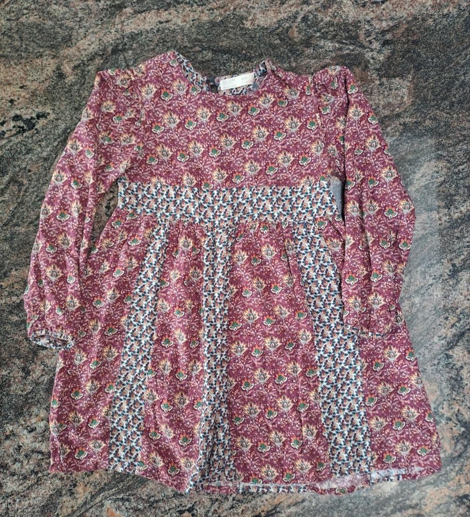 Robe florale multicolore à manches longues t 134, Enfants & Bébés, Vêtements enfant | Taille 134, Robe ou Jupe, Enlèvement ou Envoi