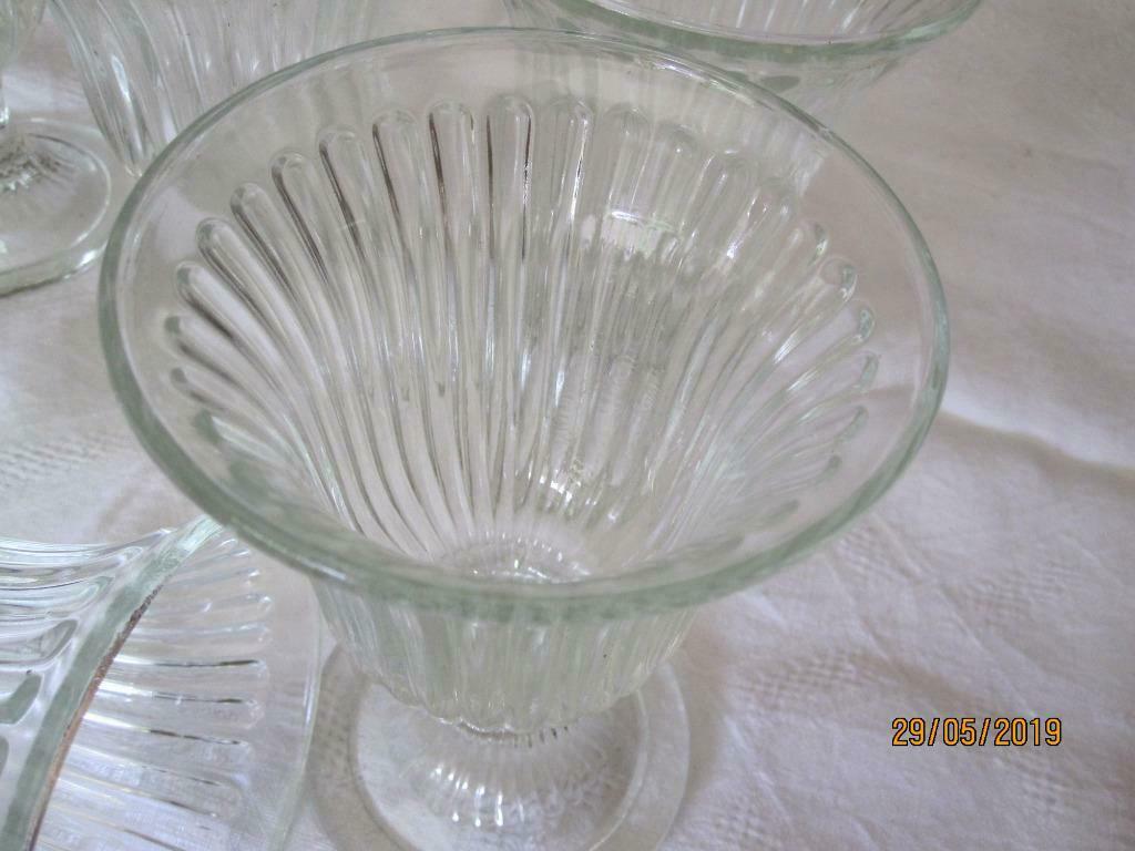 Set van 6 ijscoupen in helder glas, Ophalen, Glas of Glazen, Nieuw, Glas
