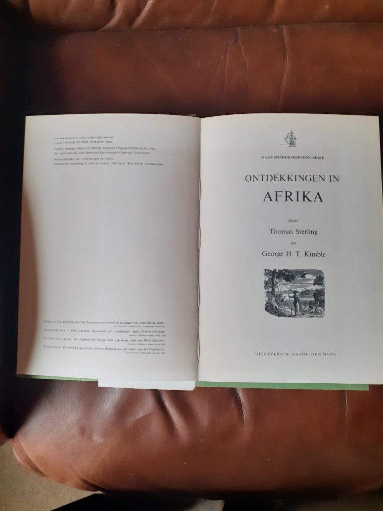 boek Ontdekkingen in Afrika (Sterling en Kimble), Ophalen of Verzenden