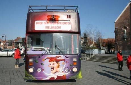 Leyland double decker carnaval wagen