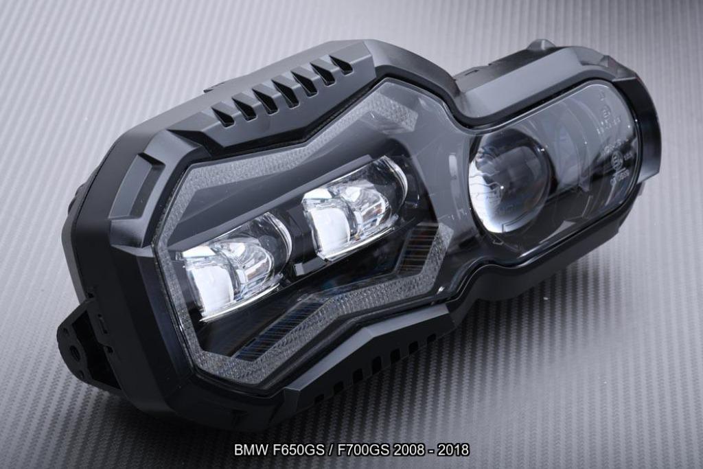 Phare / Optique avant LED AVDB BMW F650GS / F700GS 2008 2018, Motos, Enlèvement ou Envoi, Neuf