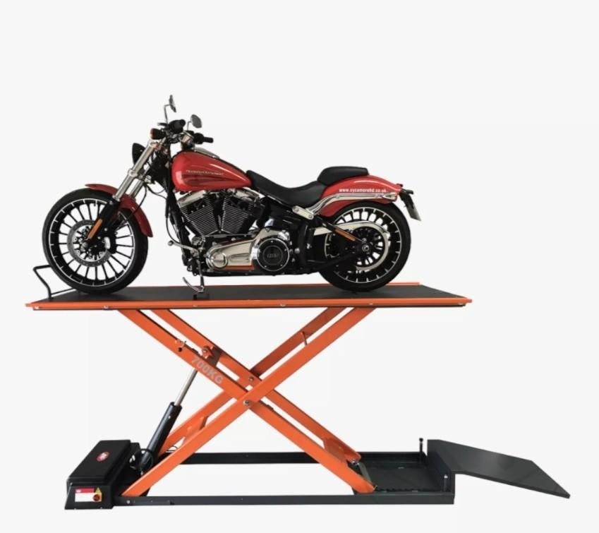 Motor / quad werkbrug, Ophalen