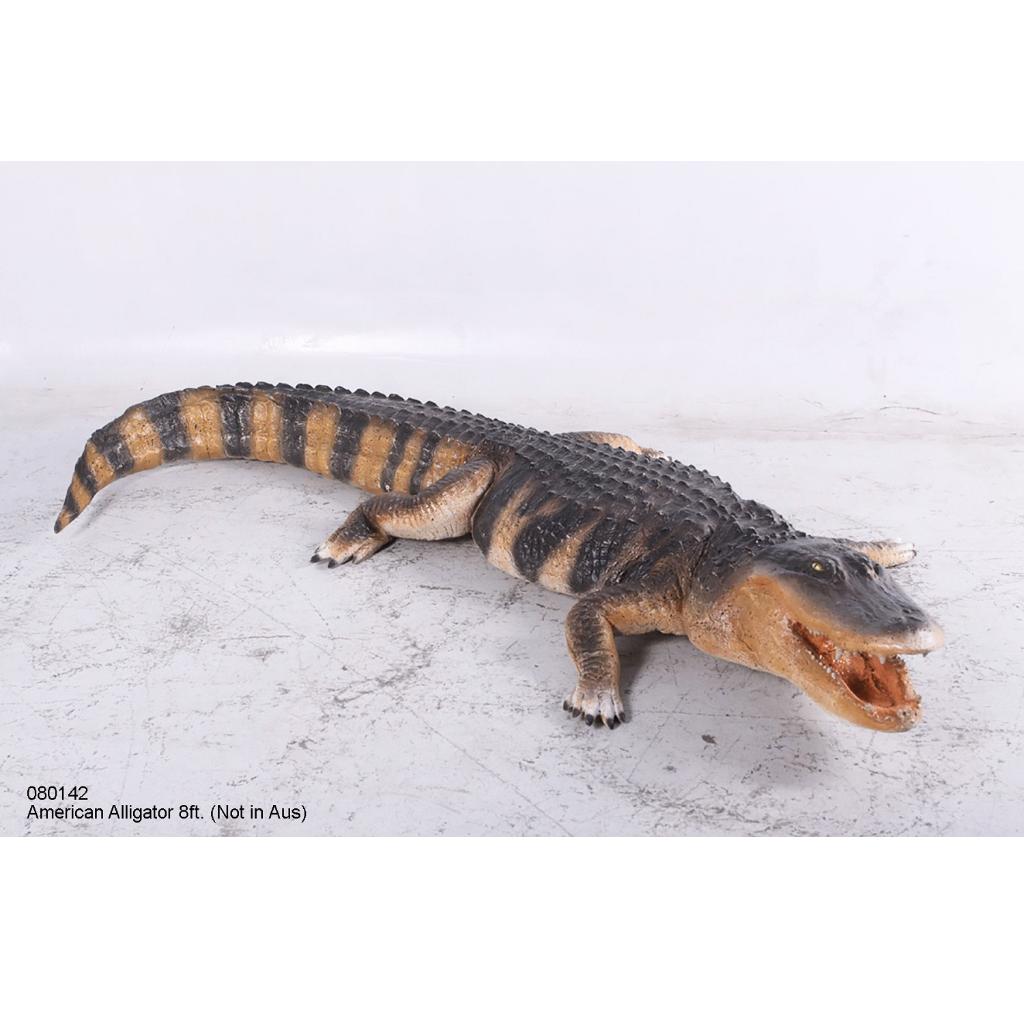 American Alligator – Krokodil beeld Lengte 241 cm, Ophalen, Nieuw