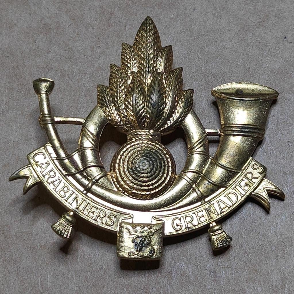 Régiment de carabiniers Prince Baudouin — Grenadiers, Collections, Enlèvement ou Envoi, Armée de terre, Emblème ou Badge