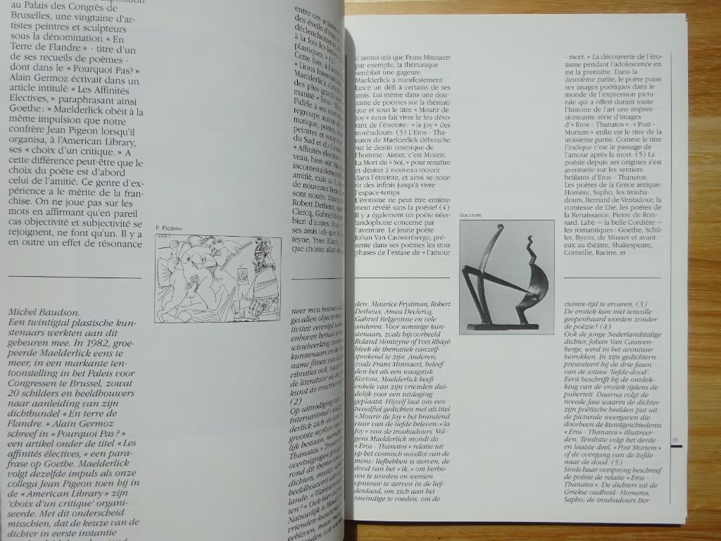 Eros Thanatos - Kunstmanifestatie te Brussel, 1987, Enlèvement ou Envoi, Comme neuf, Peinture et dessin
