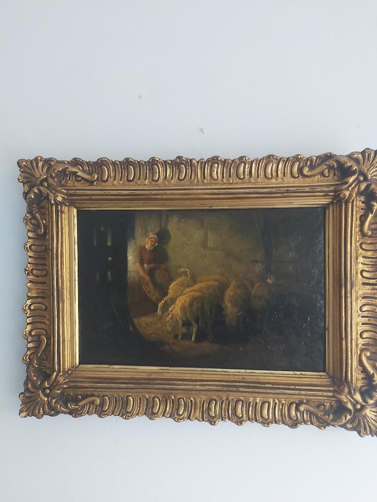 schilderij Cornelis Van Leemputten, Ophalen