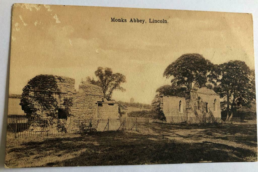 Monks Abbey, Lincoln, Ophalen of Verzenden, Voor 1920, Gelopen, Engeland