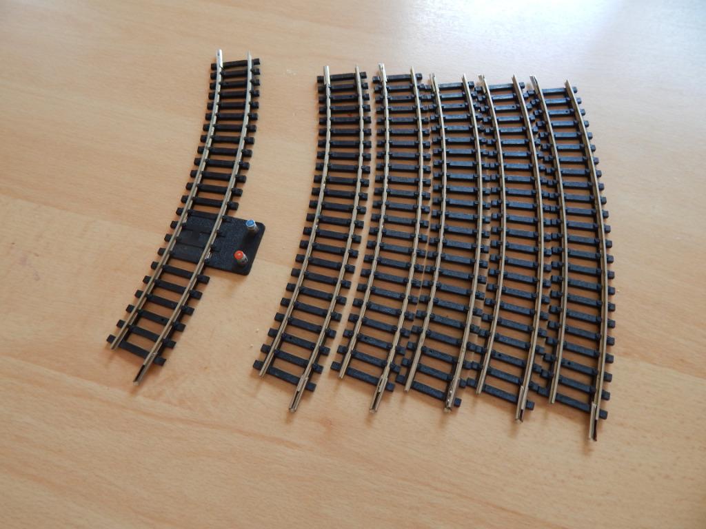 Trix International Lot 6x 4212 Rail courbe R1, Enlèvement ou Envoi, Trix, Rails, Comme neuf