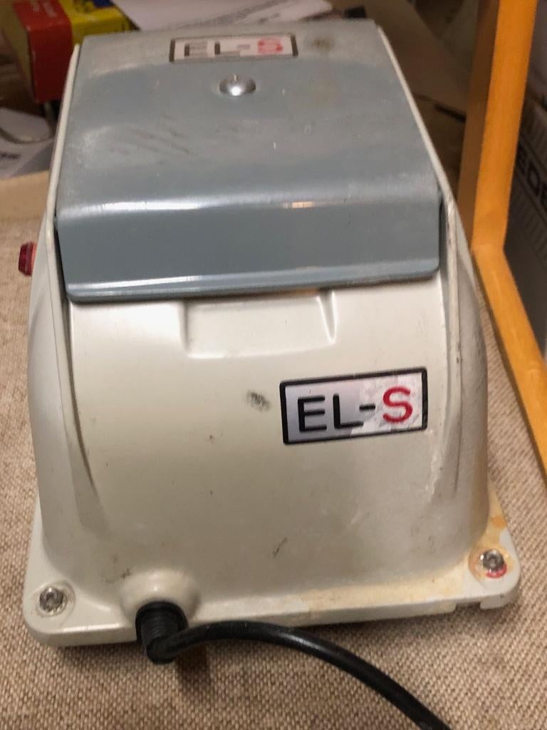 ECOH EL S 60w luchtpomp, Caravans en Kamperen, Luchtpompen, Ophalen of Verzenden, Gebruikt, Elektrisch