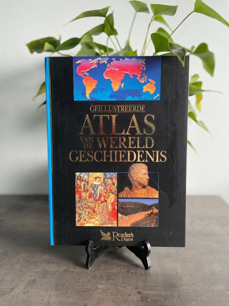 Geïllustreerde atlas van de wereldgeschiedenis, Autres régions, 14e siècle ou avant, Reader's Digest, Comme neuf