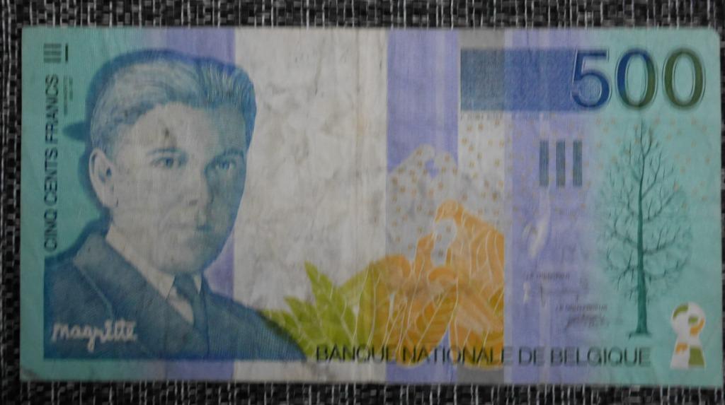 Belgisch bankbiljet van 500 frank, Postzegels en Munten, Bankbiljetten | België, Verzenden, Setje