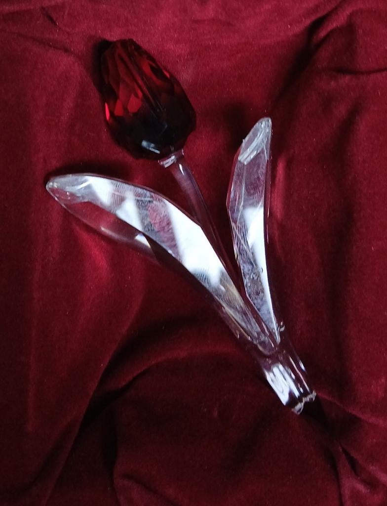 Swarovski rode tulp - 9,7 cm, Verzamelen, Ophalen of Verzenden, Nieuw