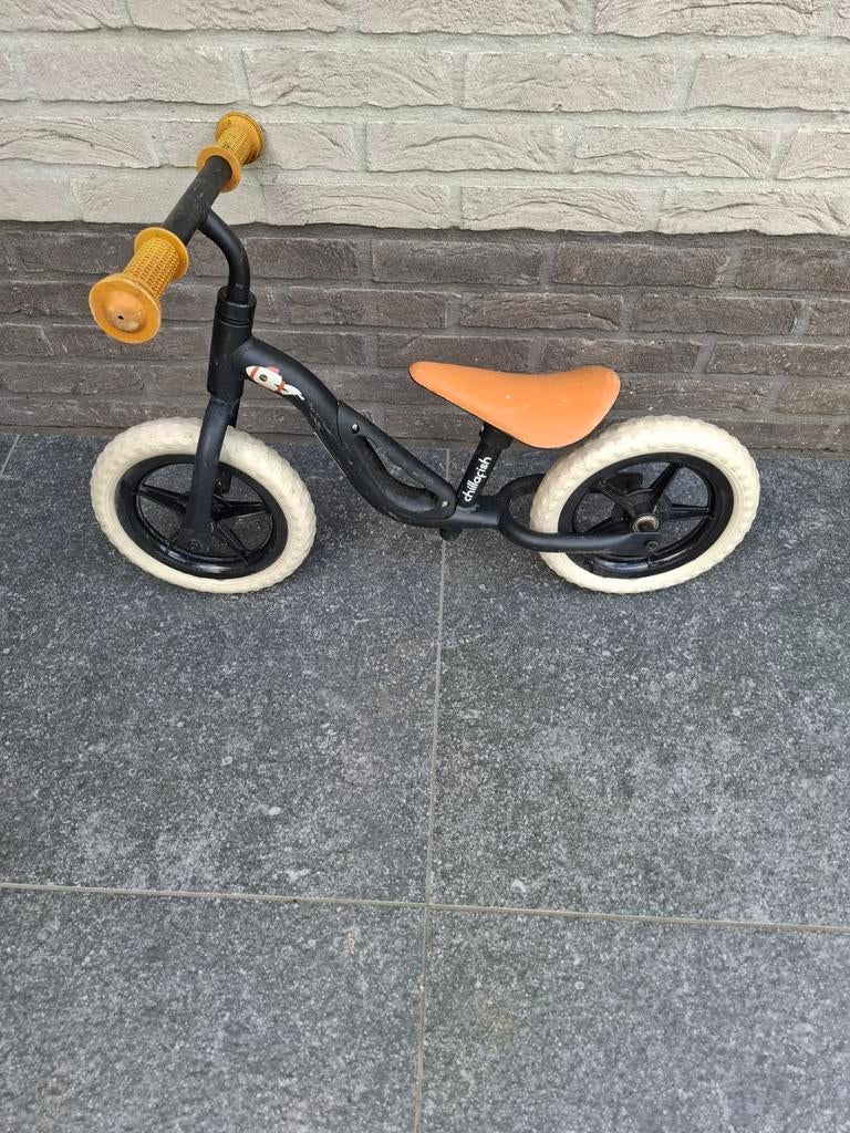 Chillafish loopfietsje zwart, Ophalen, Gebruikt, Loopfiets
