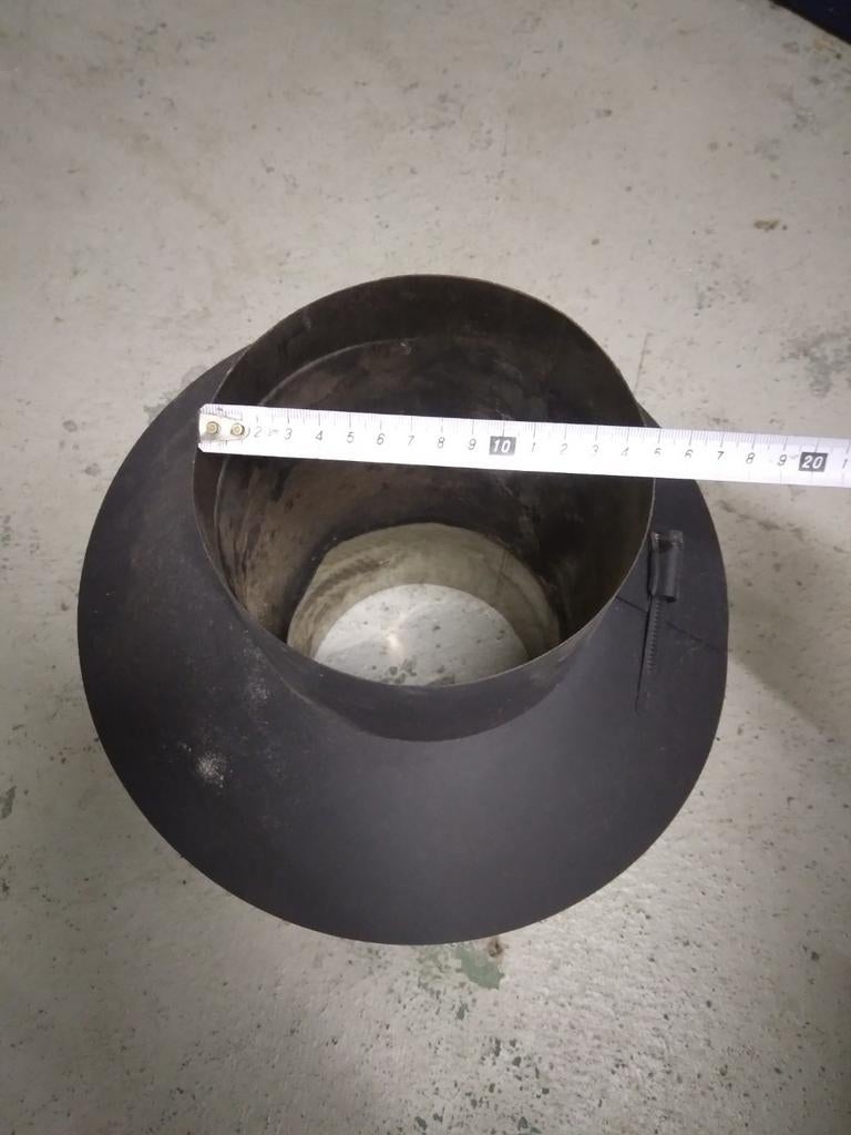 Rozet of stormkraag met buis 150mm, Ophalen of Verzenden, Zo goed als nieuw