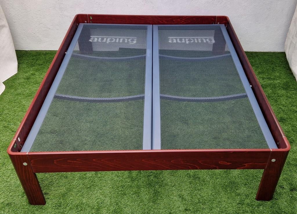 Auping Auronde Bed 160x200cm 48cm Hoog (Seniorenhoogte), Ophalen of Verzenden, Zo goed als nieuw