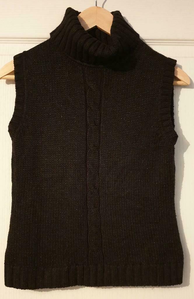 Zwarte coltrui met lovertjes, Kleding | Dames, Ophalen of Verzenden, Zo goed als nieuw, Maat 38/40 (M), Zwart