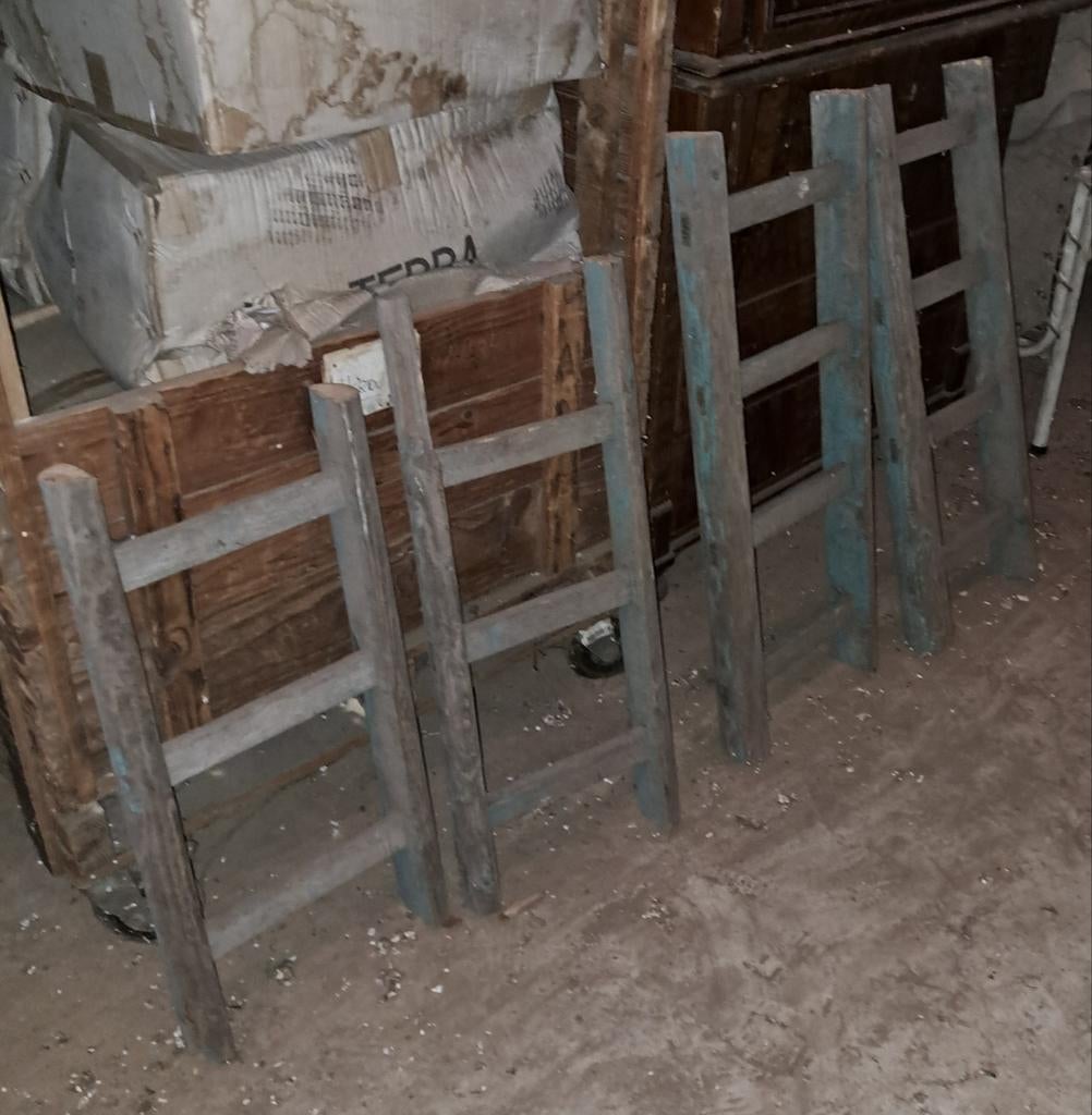 Ladder oude ladders decoratie, Ophalen