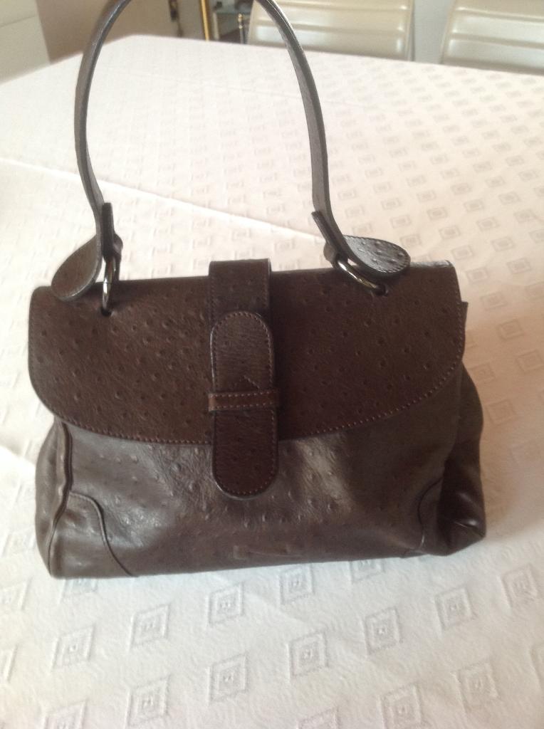 Natan handtas., Ophalen, Bruin, Handtas