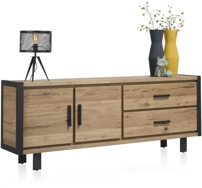 Dressoir Brooklyn 210cm, Ophalen, Nieuw, 200 cm of meer, Met deur(en)