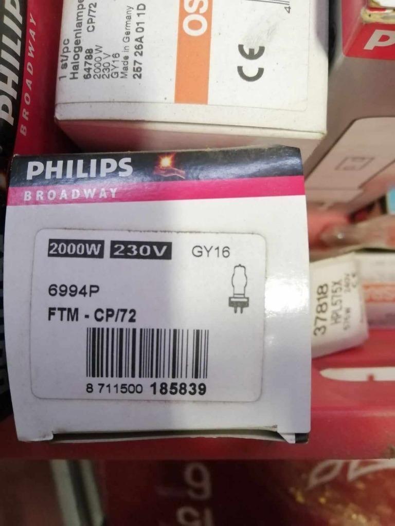 ampoules Philips Cp72, Musique & Instruments, Éclairage de théâtre, Enlèvement ou Envoi, Neuf