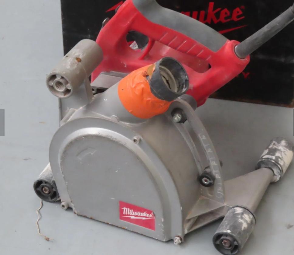 Rainureuse MILWAUKEE WCS 45, Enlèvement ou Envoi, Utilisé