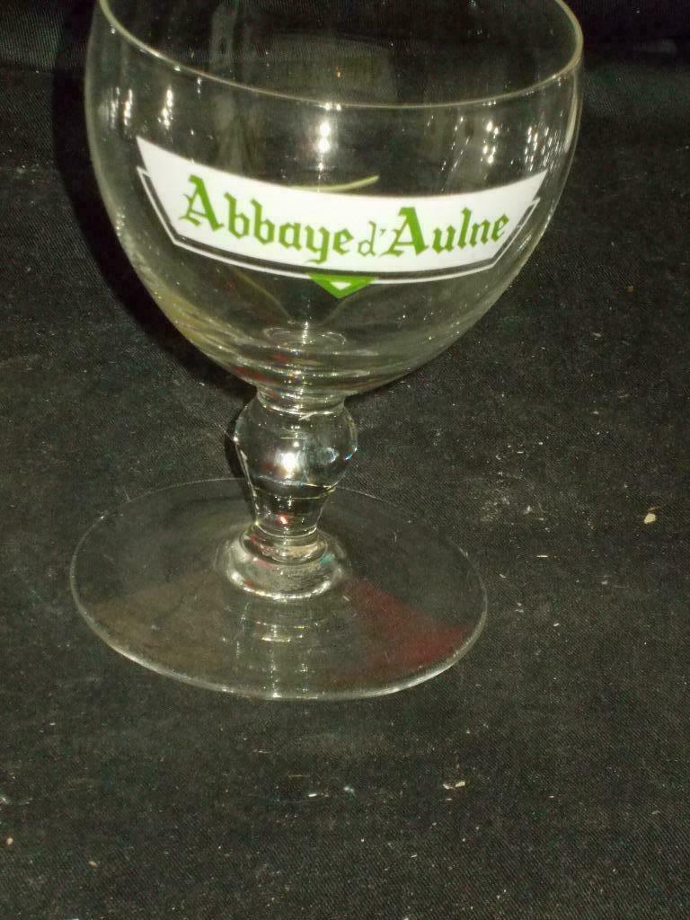 Bierglas.Abbaye D' Aulne .Abdijbier. D 135, Ophalen of Verzenden, Zo goed als nieuw, Glas of Glazen, Overige merken