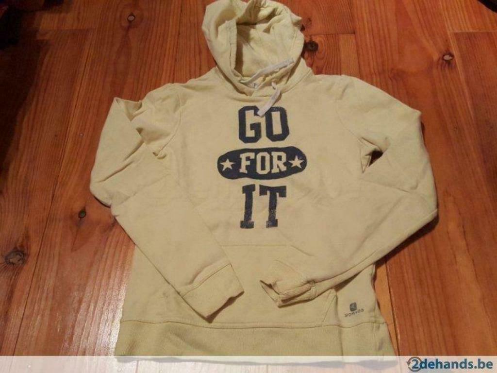 sweater Oxylane maat XS, Enlèvement ou Envoi, Porté, Taille 34 (XS) ou plus petite, Jaune