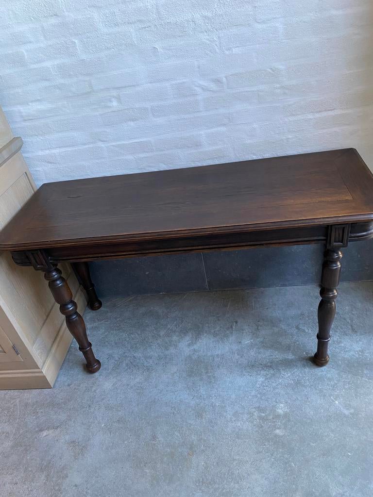 Side tafel  muurtafel, Ophalen