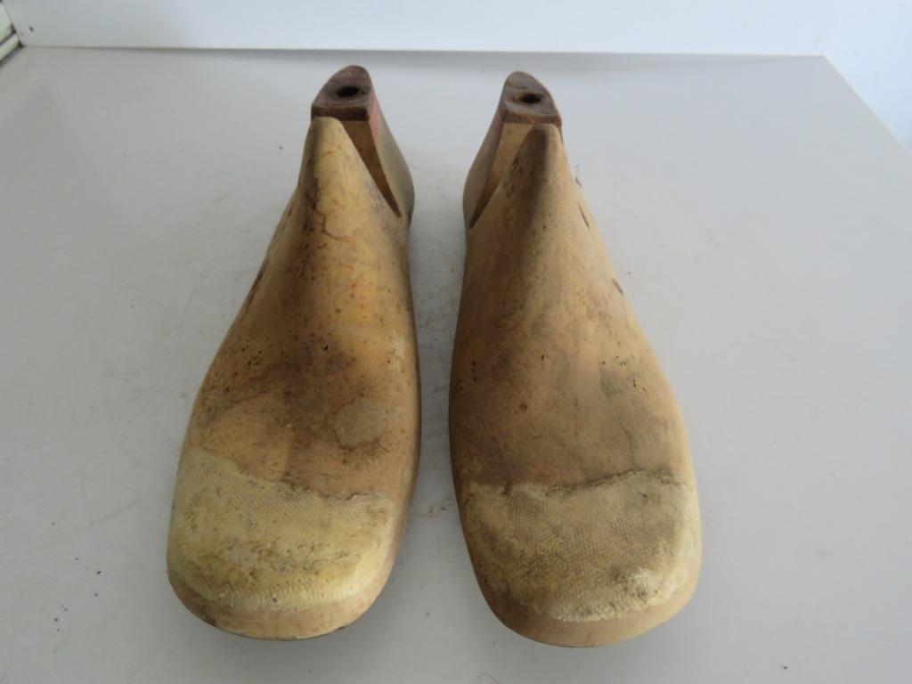 Paar Oude schoenleesten maat 39, Antiek en Kunst, Ophalen of Verzenden