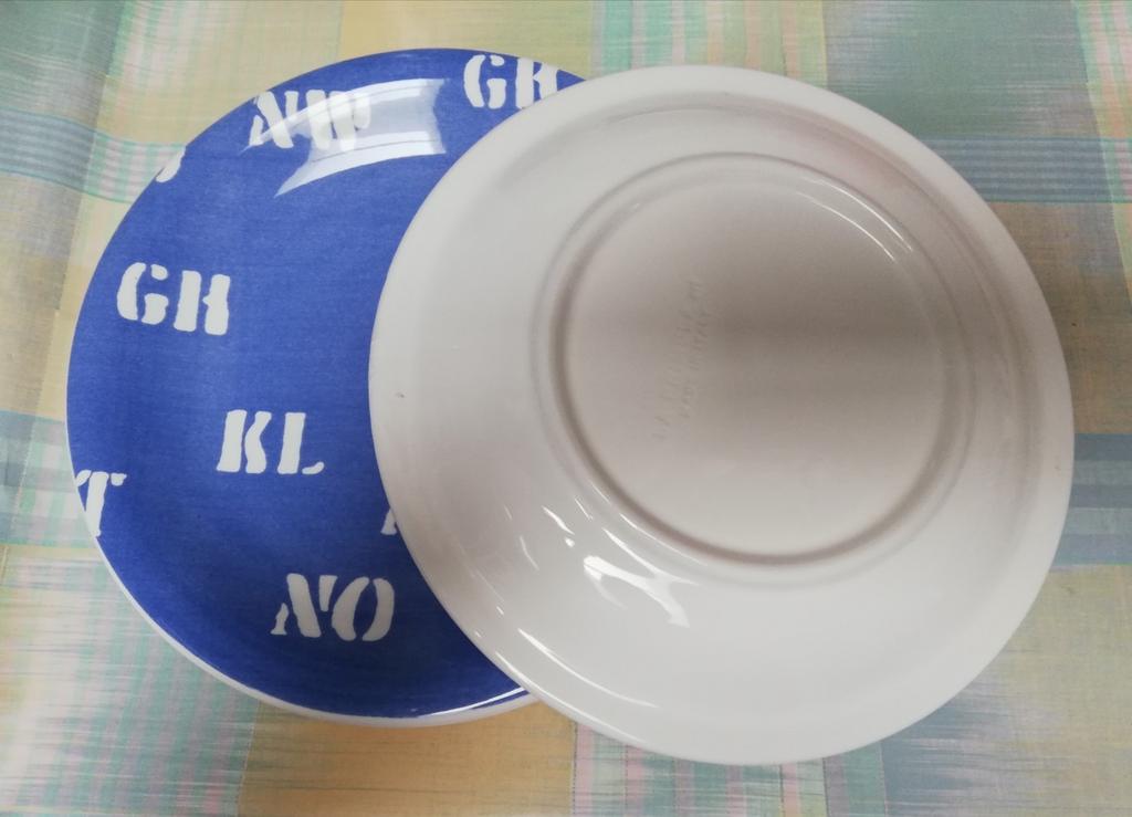 2 assiettes bleues, Enlèvement ou Envoi, Neuf, Assiettes(s)
