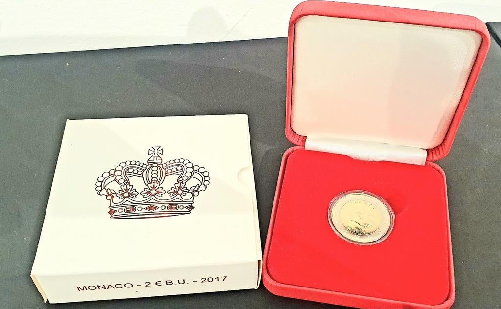 Pièces de 2 euros Monaco (2 articles = livraison gratuite), Enlèvement, Monaco