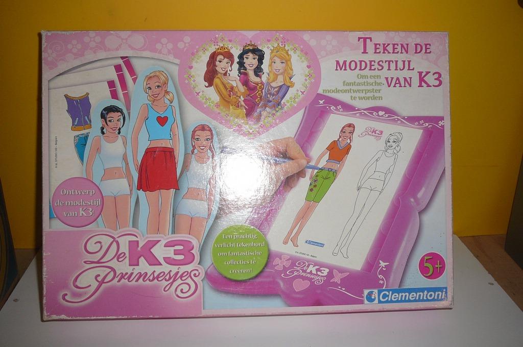 De K3 Prinsesjes : Teken de modestijl van K3  (2), Ophalen of Verzenden, Gebruikt