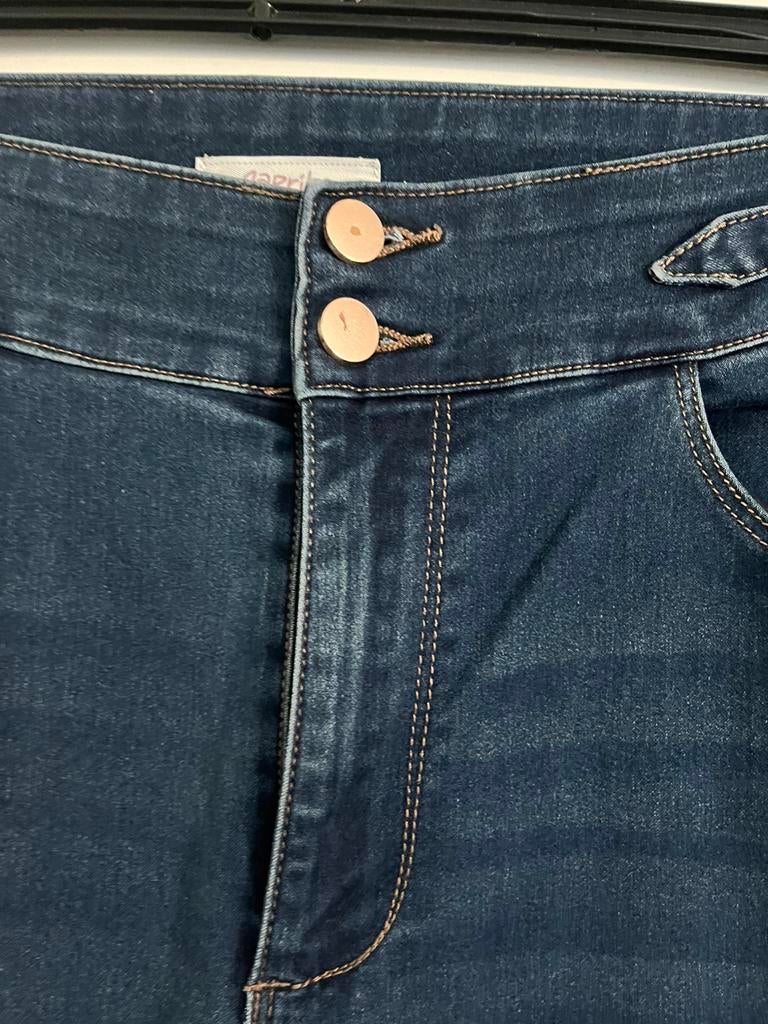 Jeans broek (paprika) maat 2 1 keer gedragen, Kleding | Dames, Ophalen, Zo goed als nieuw