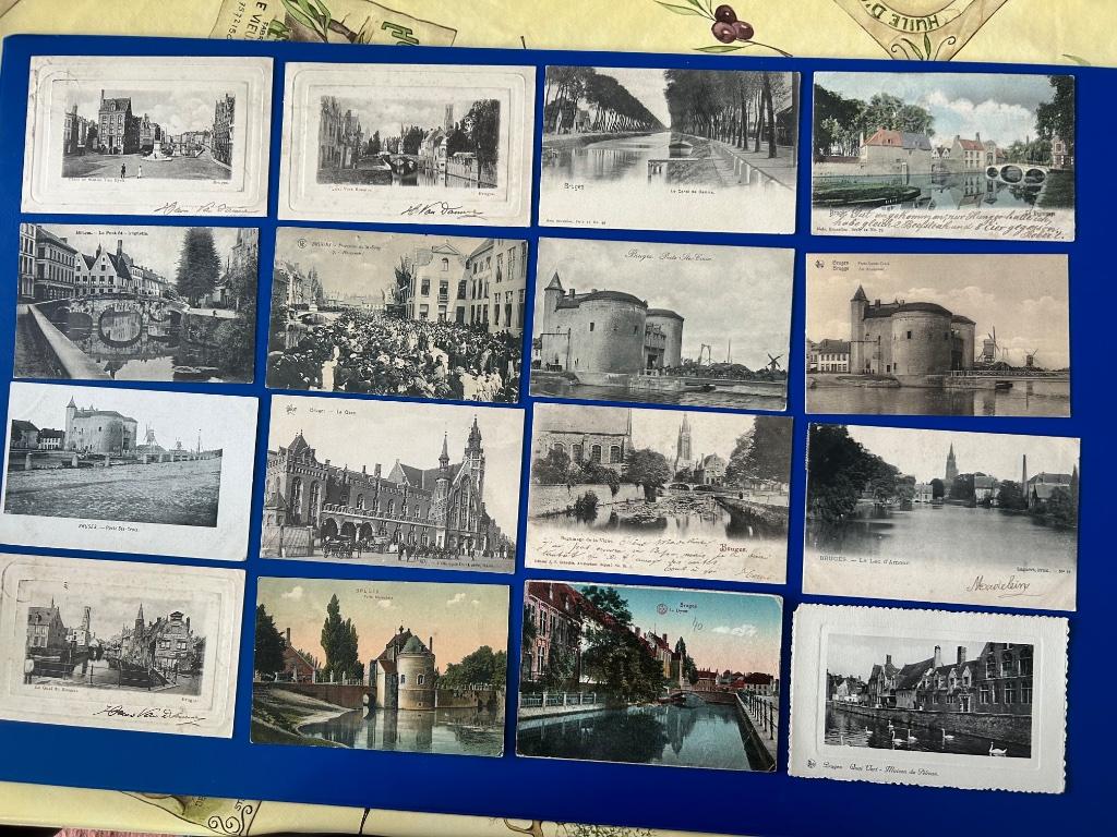 89 postkaarten van Brugge, Ophalen of Verzenden