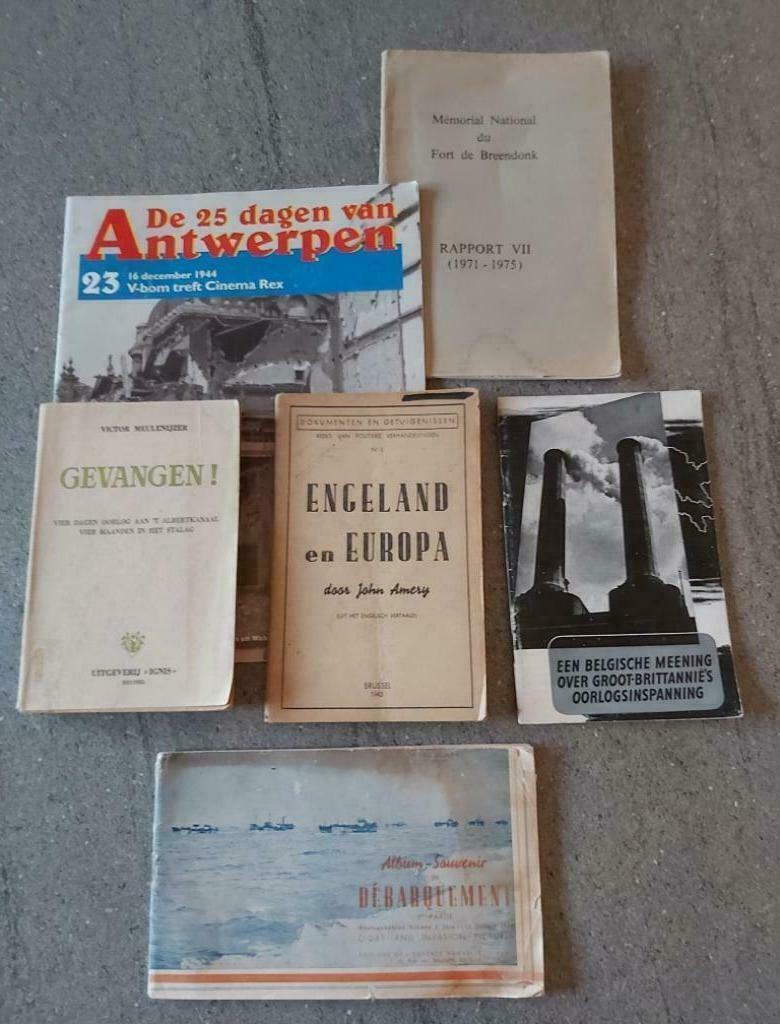 Hitler Normandië REX Breendonk Brigade RAF Antwerpen V1 V2, Enlèvement ou Envoi, Deuxième Guerre mondiale, Utilisé, Armée de terre