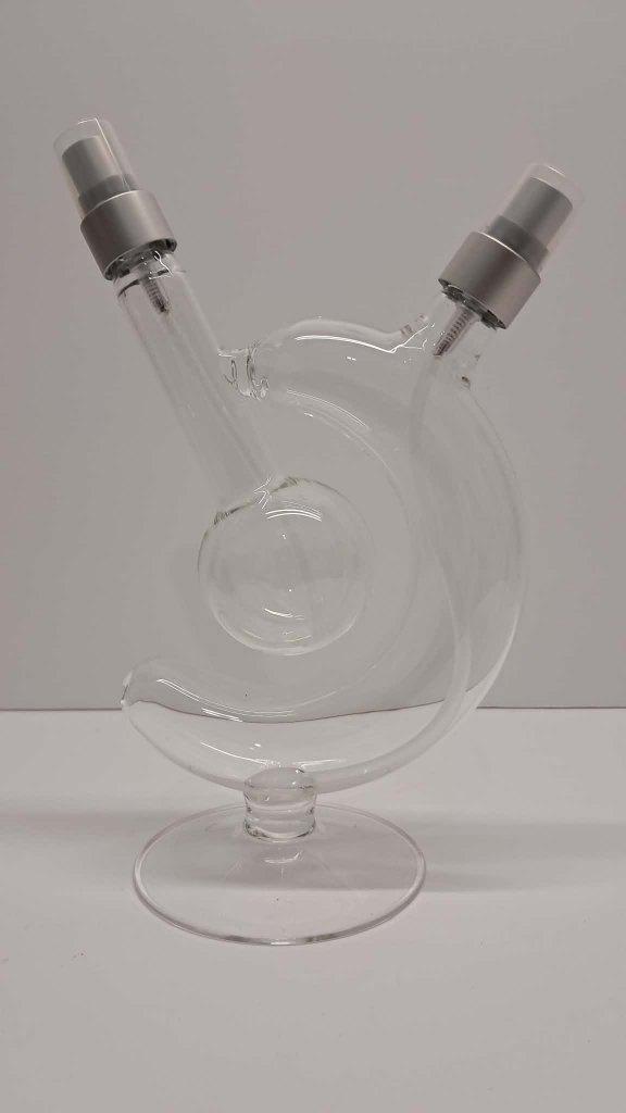 Spray huile + vinaigre design en verre Garuti Vitro (V-237), Enlèvement, Comme neuf, Verre, Autres types